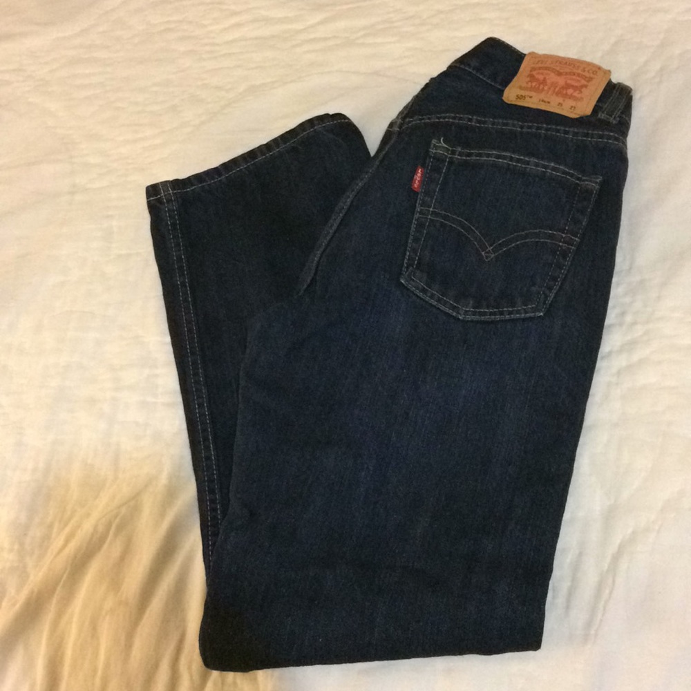 Dark wash boys Levi’s